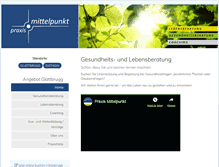 Tablet Screenshot of praxismittelpunkt.ch